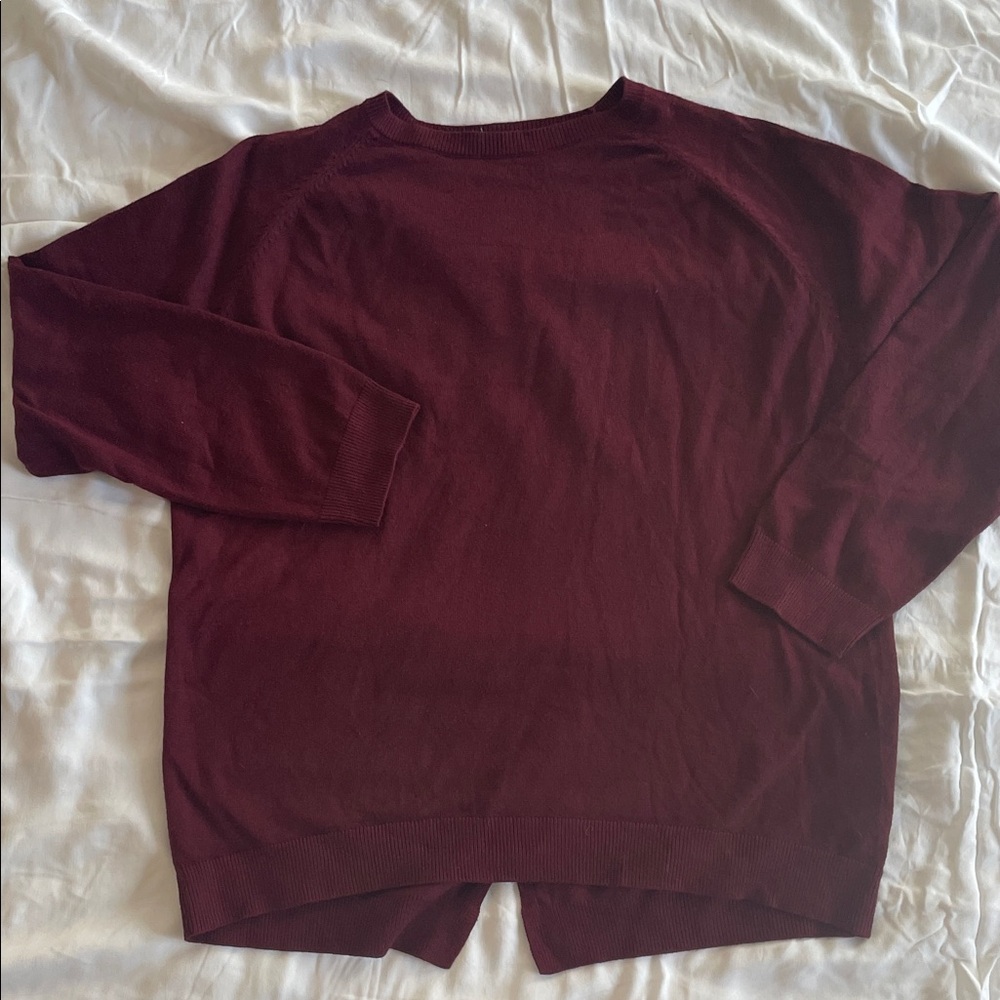 Women's Burgundy Sweater